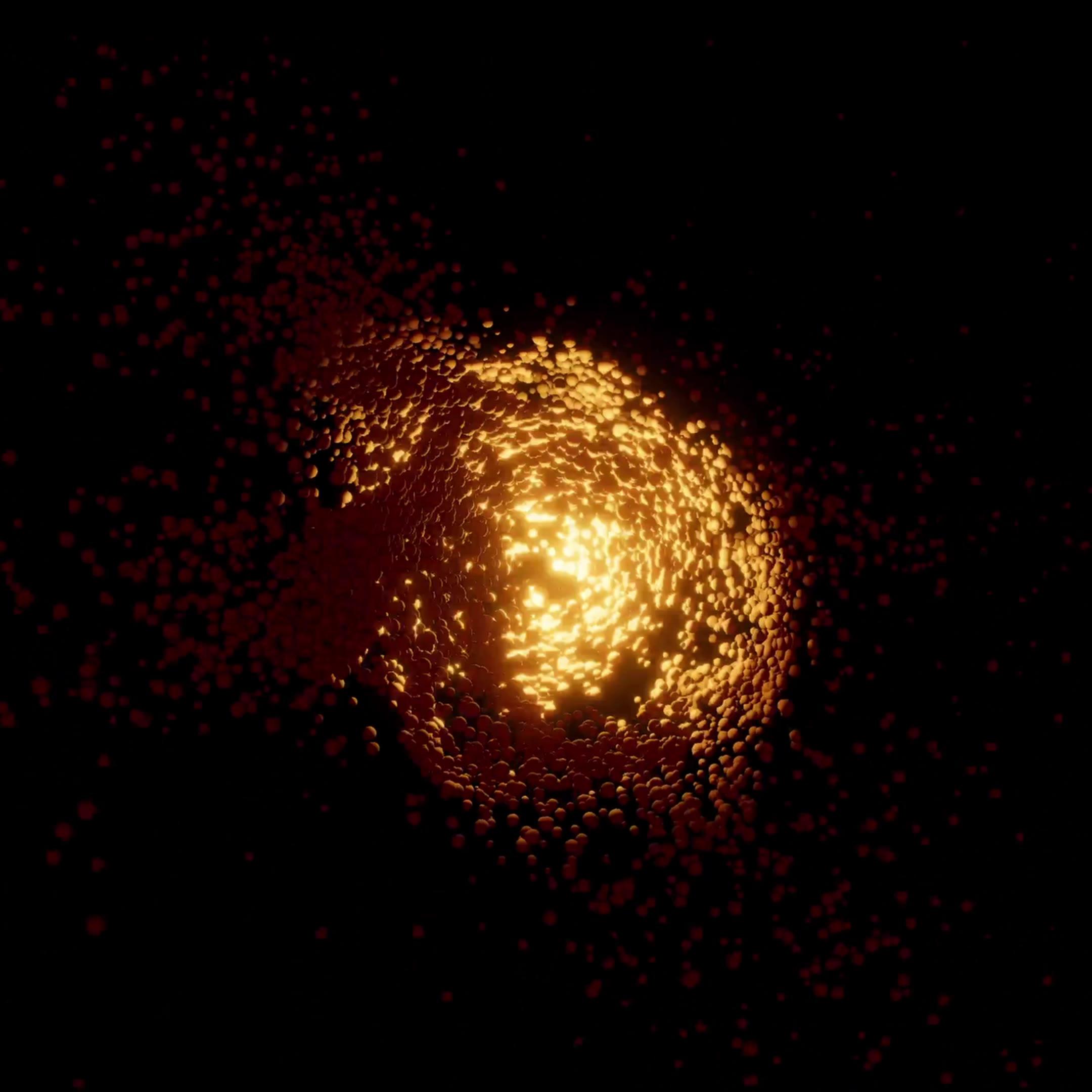 Particles black hole