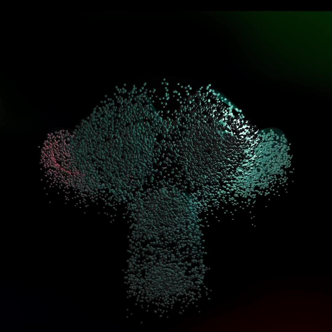 Mesh particles destruction
